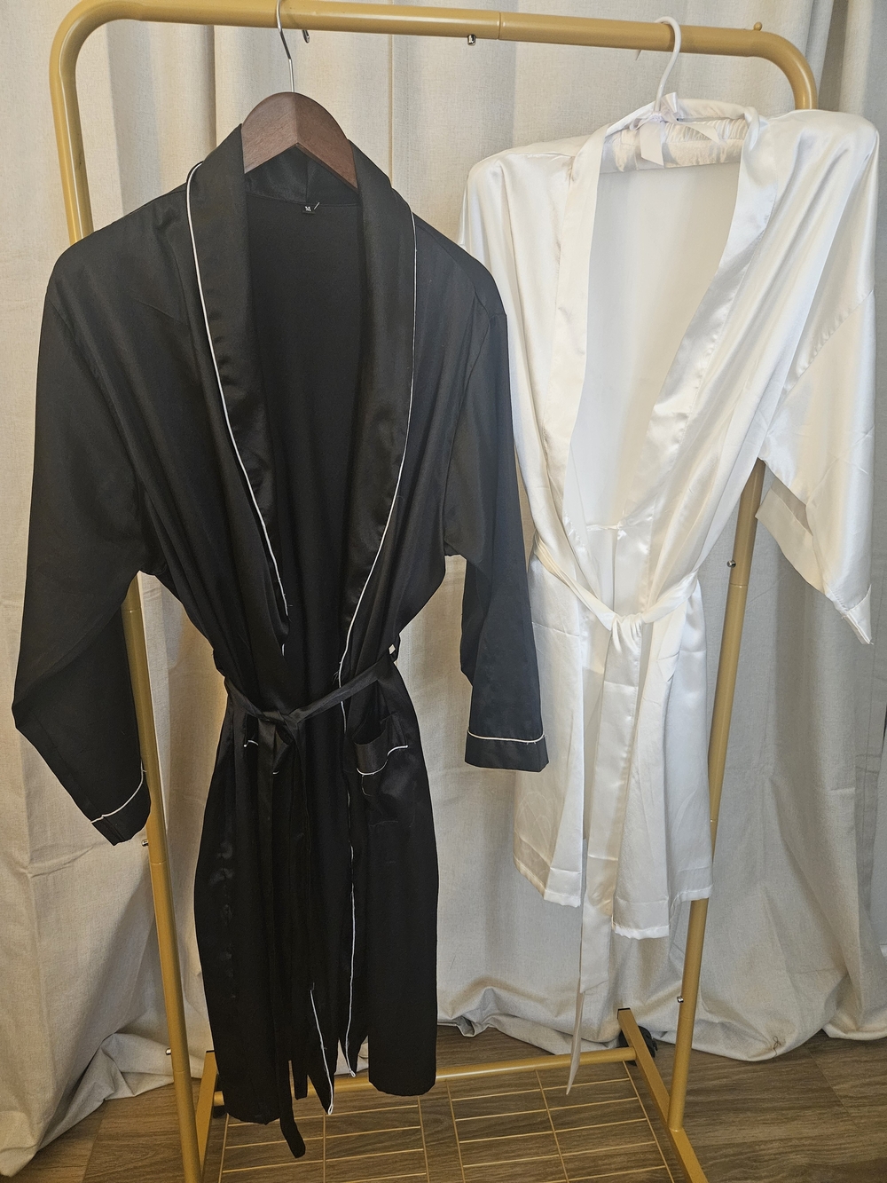 Satin Robe Set — His & Her